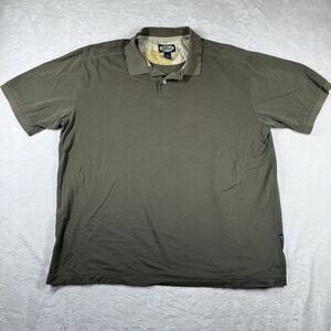 Tommy Bahama Polo Shirt Mens 2XL XXL‎ Green Pima Cotton Preppy Casual